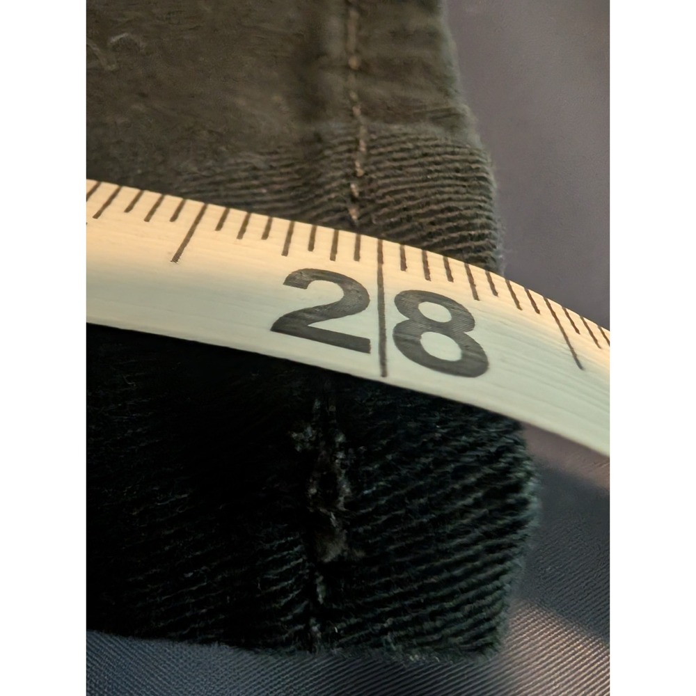 Gloria Vanderbilt High Rise Straight Leg Black Dark Wash Denim Jeans Women's 14S - Picture 11 of 11